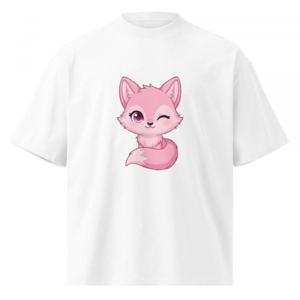 Unisex organic oversized high neck t-shirt